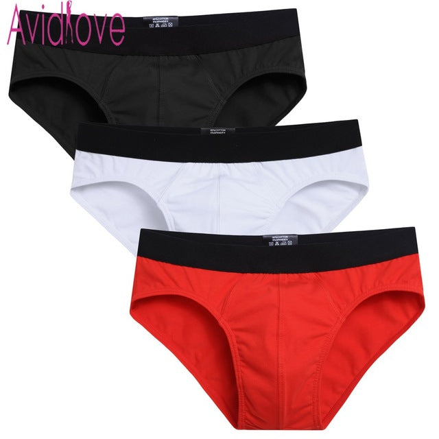 avidlove cotton male underwear boxer men underpants stretch boxer sexy shorts slip homme male panties man underwear 3pcs/lot