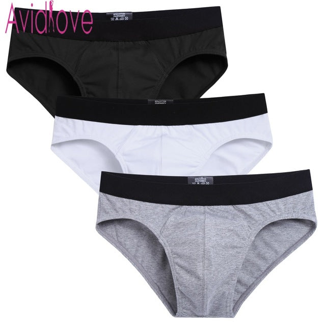 avidlove cotton male underwear boxer men underpants stretch boxer sexy shorts slip homme male panties man underwear 3pcs/lot