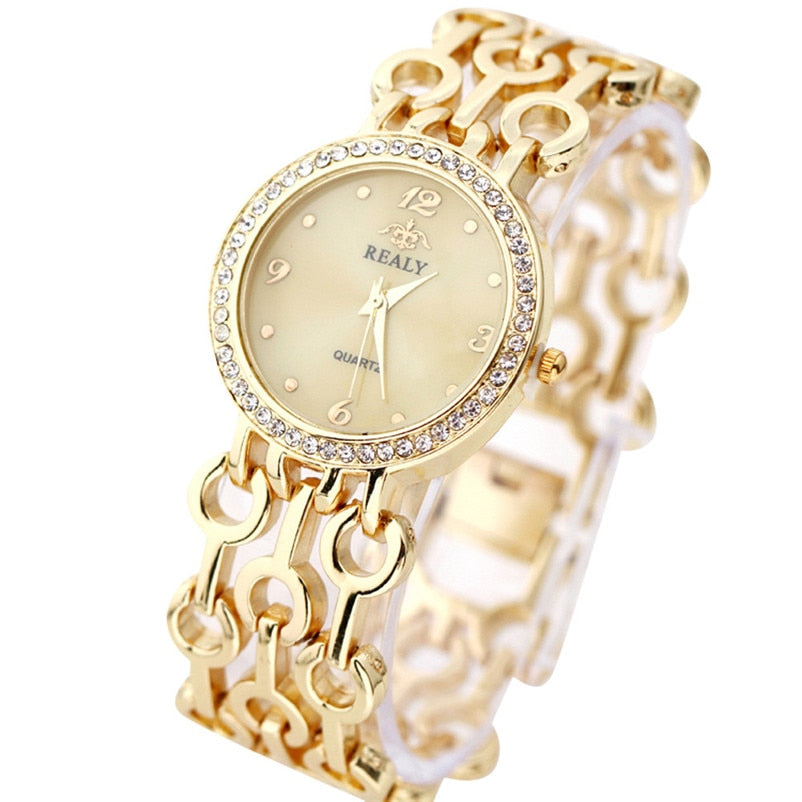 bracelet watch women fashion luxury designer dress high quality stainless steel strap