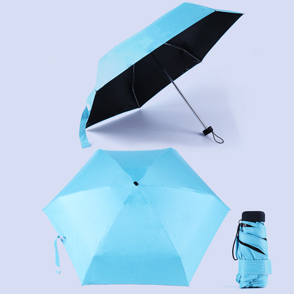 male female 200g compact five folding rain travele light aluminium red green women men high quality cheap parasol umbrellas blue