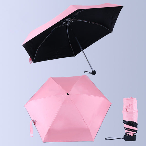 male female 200g compact five folding rain travele light aluminium red green women men high quality cheap parasol umbrellas pink