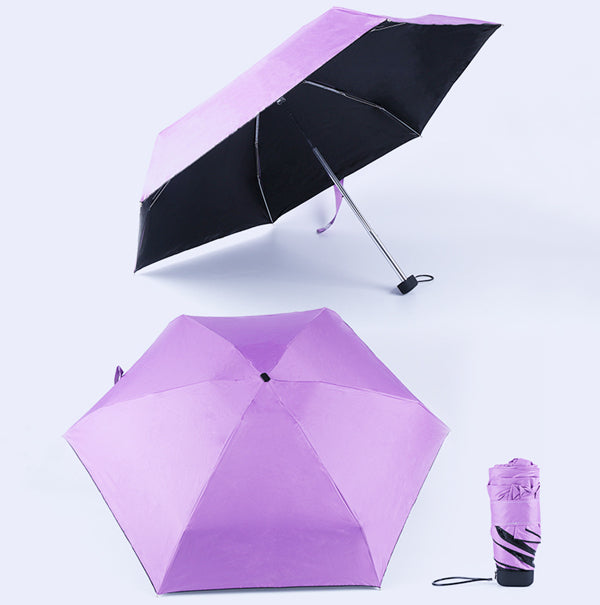 male female 200g compact five folding rain travele light aluminium red green women men high quality cheap parasol umbrellas purple