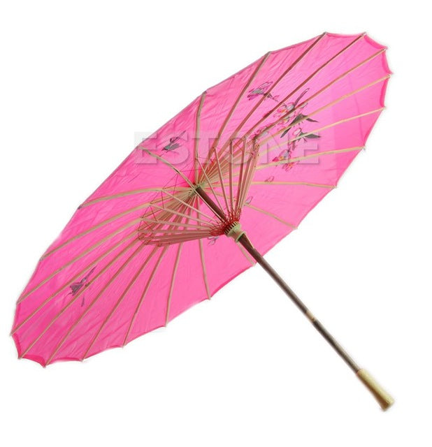japanese chinese umbrella art deco painted parasol umbrellas hp