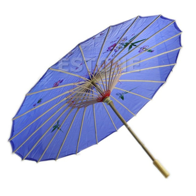 japanese chinese umbrella art deco painted parasol umbrellas db