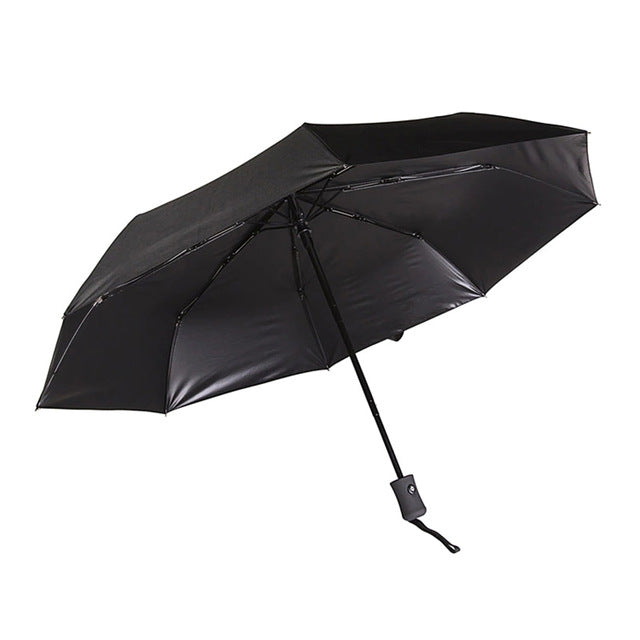 wind resistant folding automatic umbrella windproof travel rain sun umbrellas with auto open close button hogard dark grey