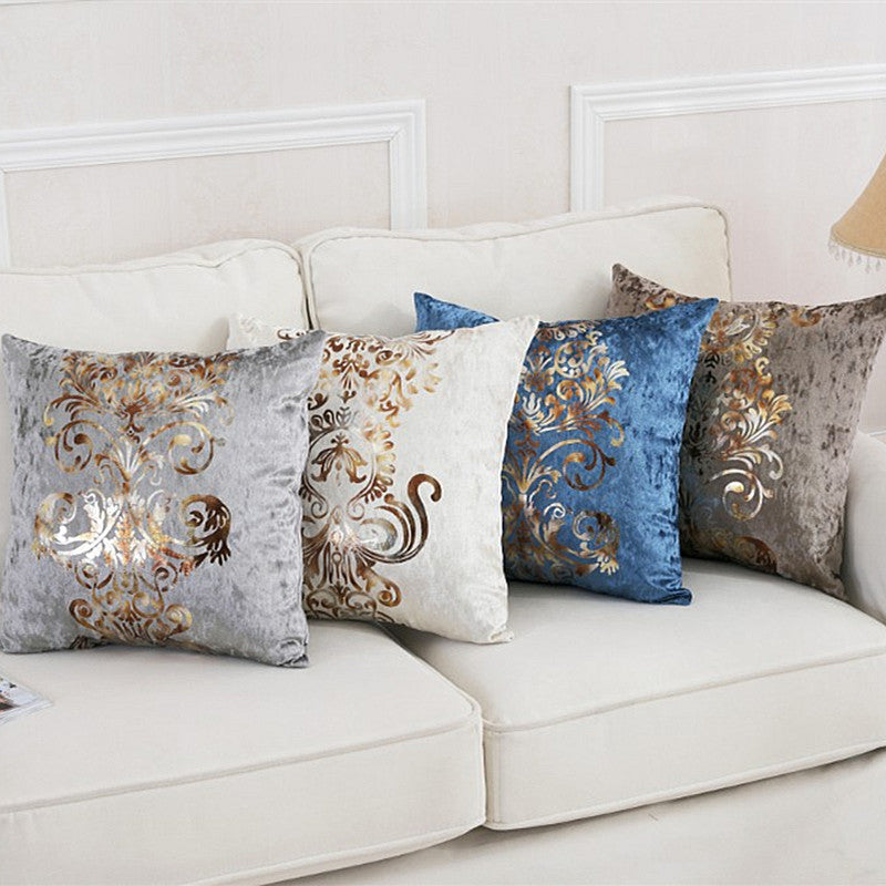 luxurious pillow cover bronzing cushion cover 45x45cm