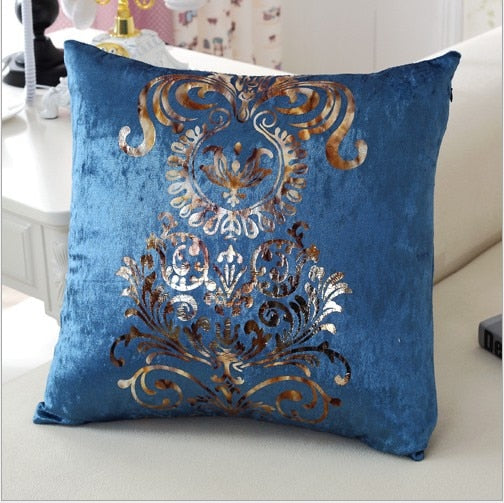 luxurious pillow cover bronzing cushion cover 45x45cm 45cm only cover / b