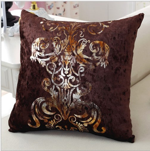 luxurious pillow cover bronzing cushion cover 45x45cm 45cm only cover / f
