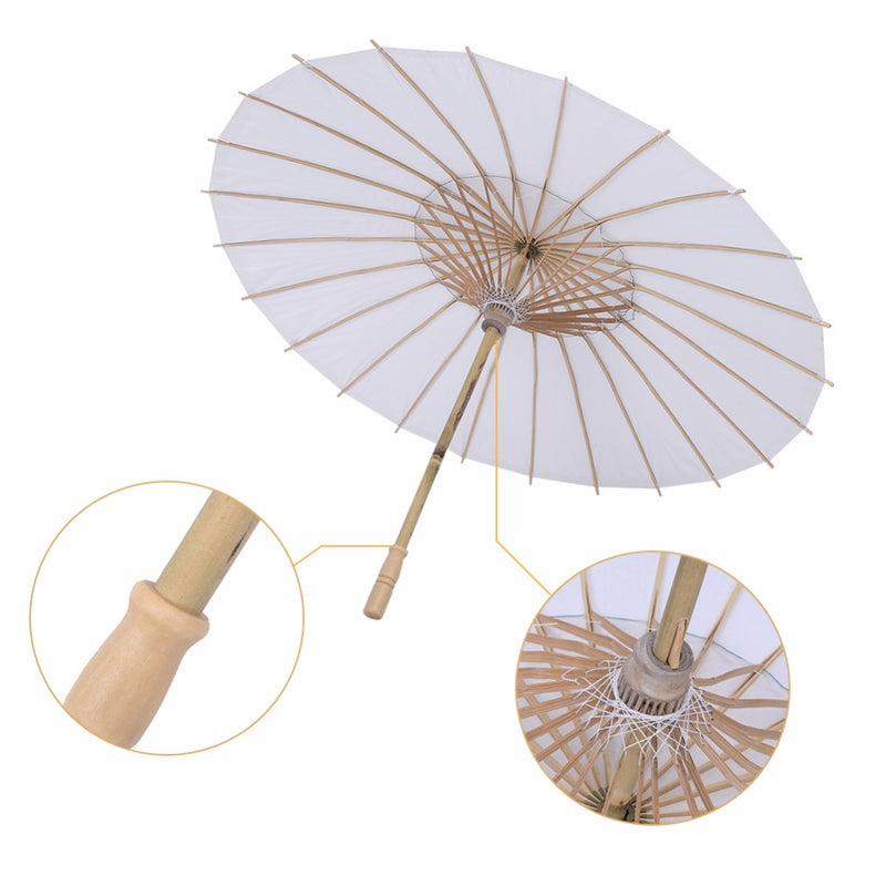 paper umbrella for wedding photograph accessory party decor white paper parasol