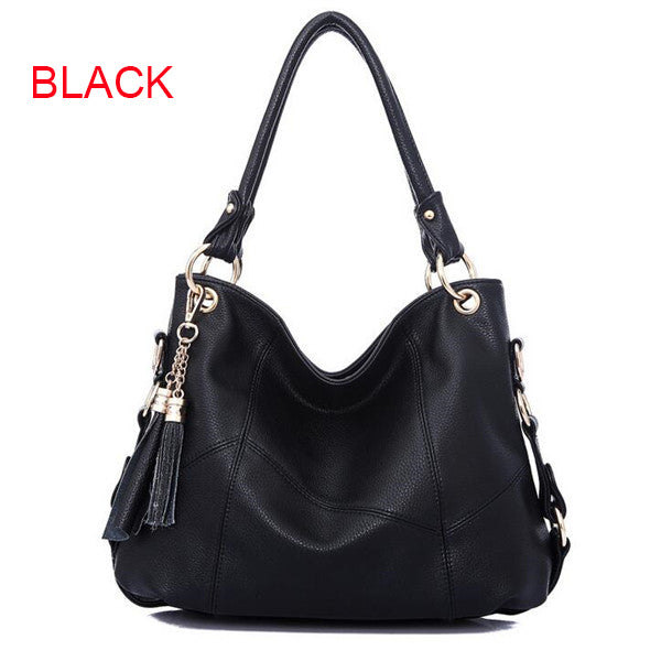 tassels women designer handbags women leather handbags ladies shoulder bags women messenger bags crossbody bags tote bags black / (30cm<max length<50cm)