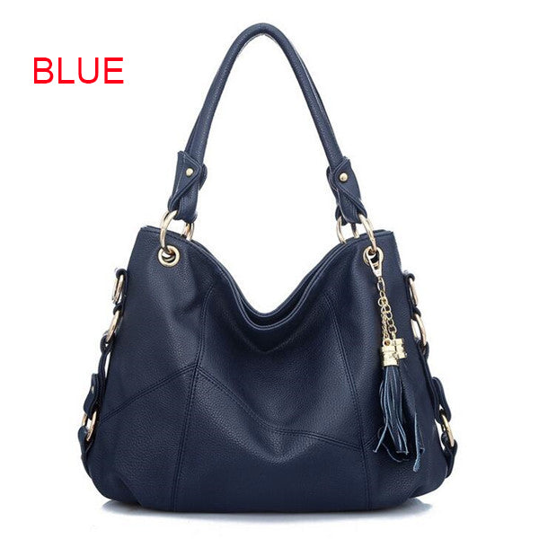 tassels women designer handbags women leather handbags ladies shoulder bags women messenger bags crossbody bags tote bags blue / (30cm<max length<50cm)