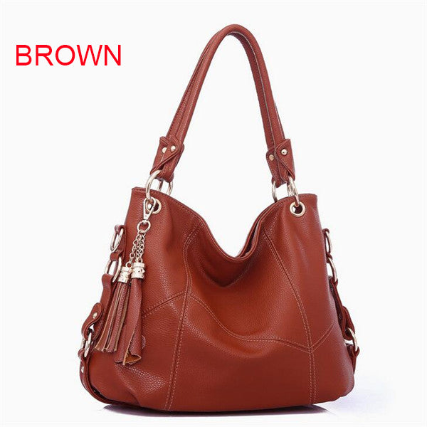 tassels women designer handbags women leather handbags ladies shoulder bags women messenger bags crossbody bags tote bags brown / (30cm<max length<50cm)