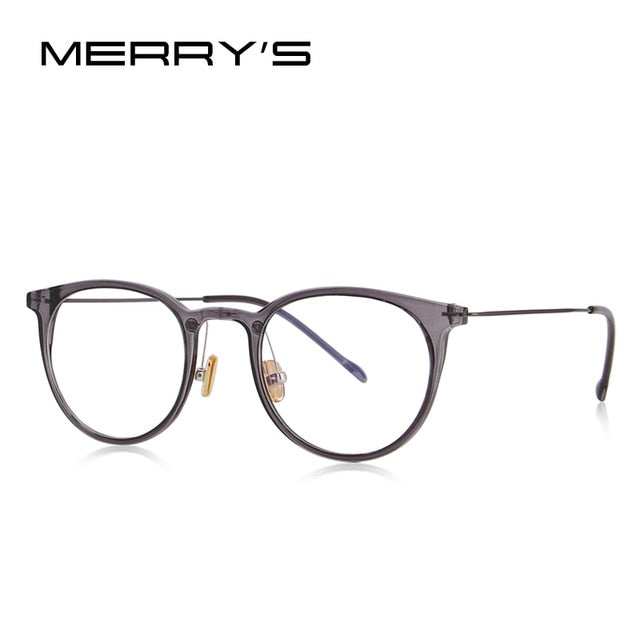 merry's design women retro cat eye ultralight eyeglasses radiation-resistant computer optical glasses c02 gray