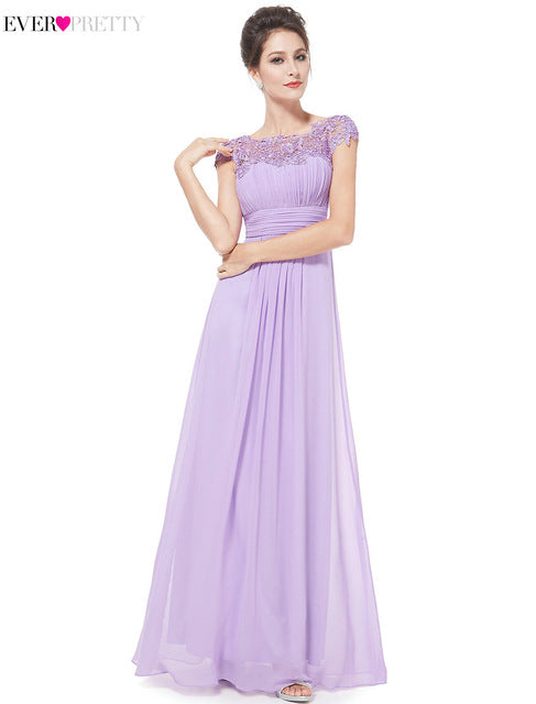 [clearance sale] elegant long evening dresses with lace appliques ever pretty women party dresses