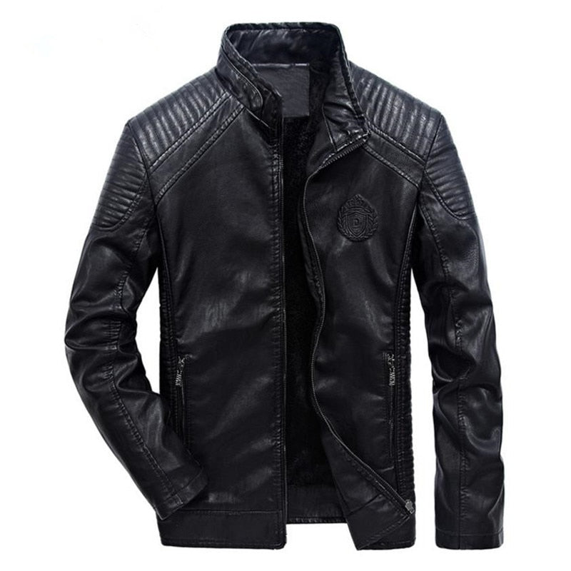 autumn and winter men's leather jacket europe and america leisure leather jacket