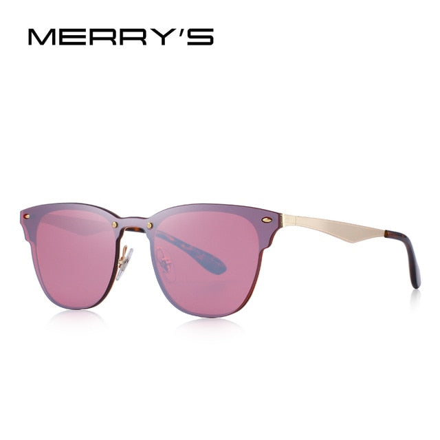 merry's design men/women classic retro rivet sunglasses 100% uv protection c05 red