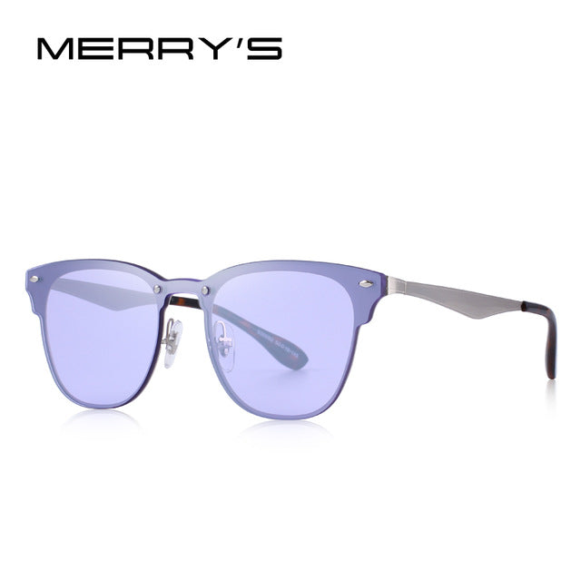 merry's design men/women classic retro rivet sunglasses 100% uv protection c08 purple