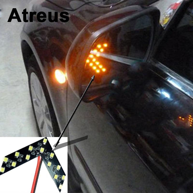 2pcs car-styling turning signal indicator light for bmw e46 e39 e60 e90 ford focus 2 3 h7 led volkswagen passat b5 b6 golf 4 vw