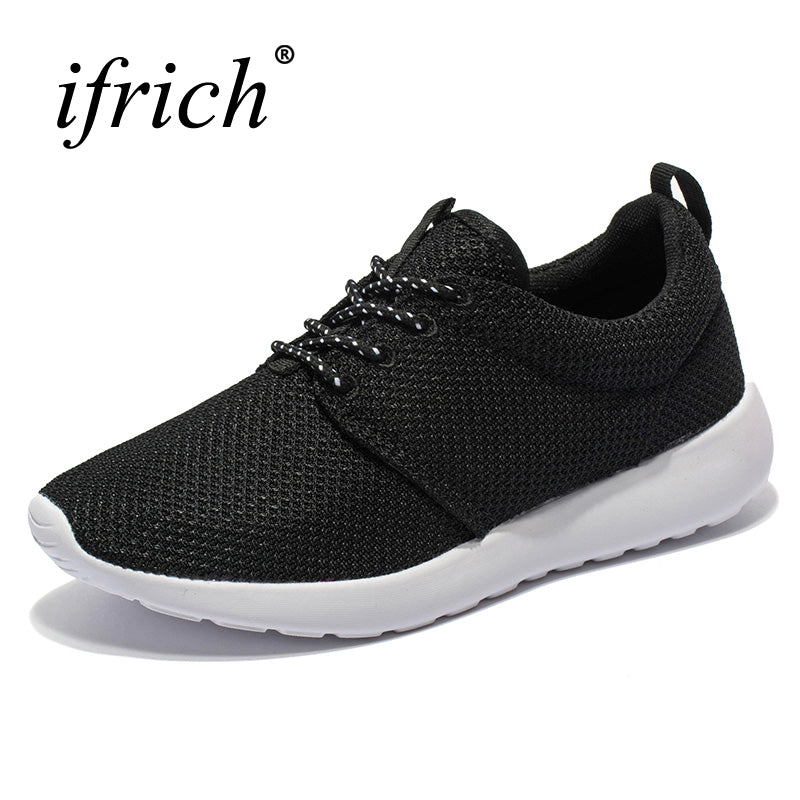 new sport sneakers me black white sport men shoes lace up training sneakers mesh athletic sneakers lightweight runners