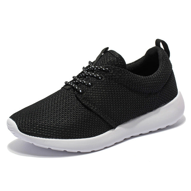 new sport sneakers me black white sport men shoes lace up training sneakers mesh athletic sneakers lightweight runners