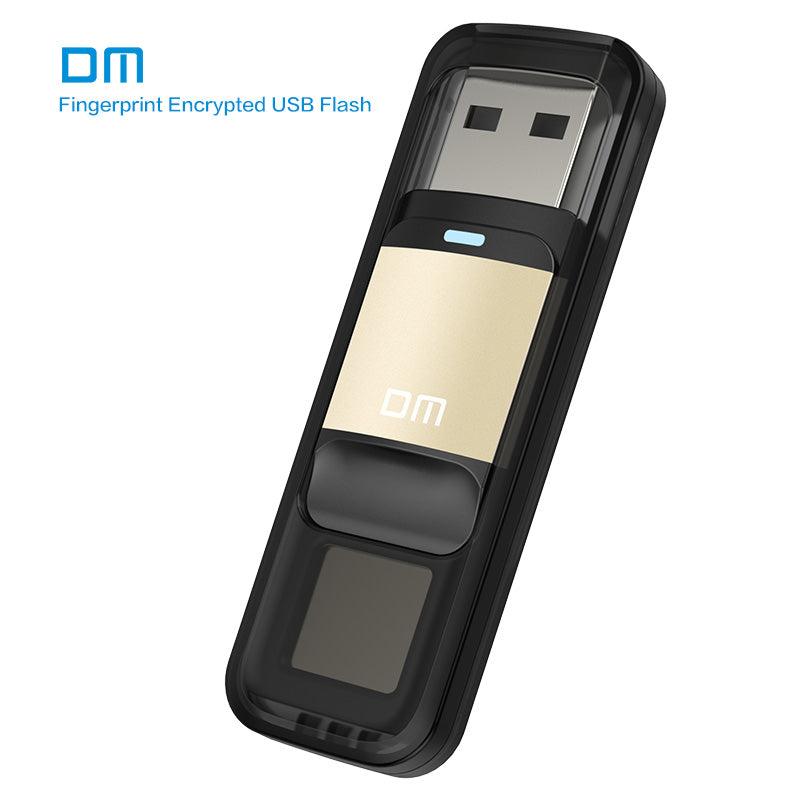free shipping dm pd061 usb3.0 32g 64g high-speed recognition fingerprint encrypted pen drive security memory usb stick