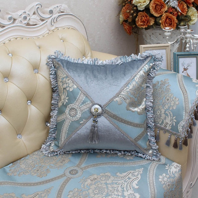 european style decorative pillow case luxury cotton