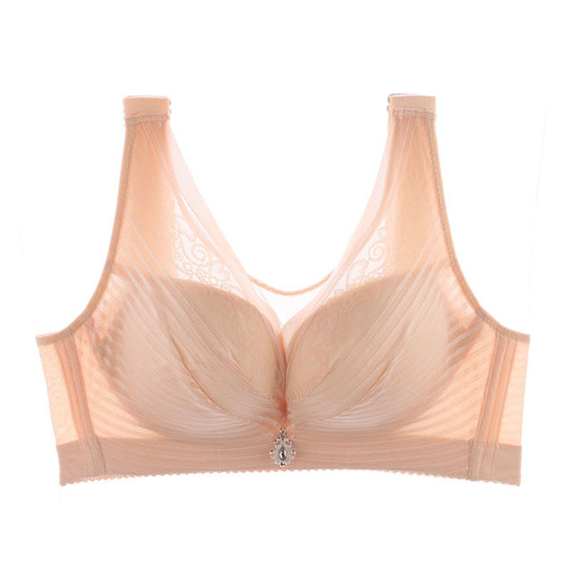 meizimei soft cup bra big size underwear women wire free bralete sexy lace bras lingerie wide strap wireless brassiere x8959