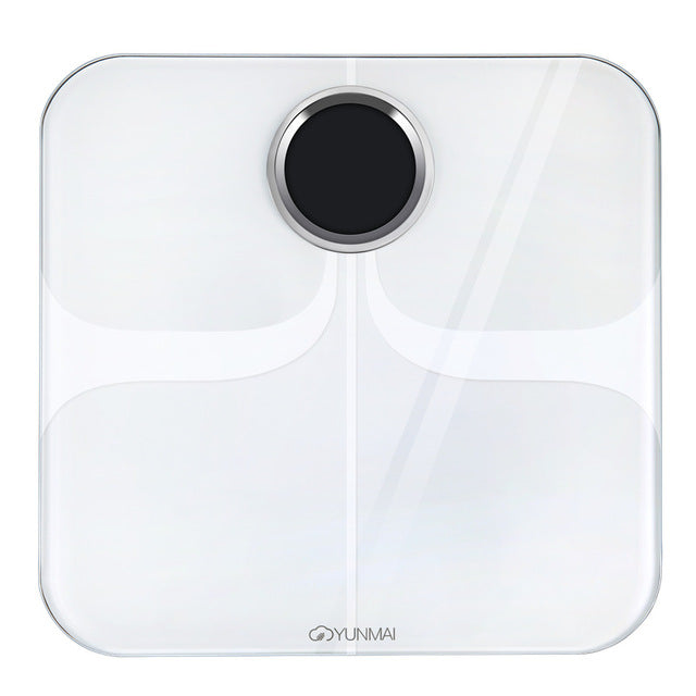 international version yunmai premium smart weight scale 10 body date healty digital big scales english app analyze loss weight white / china