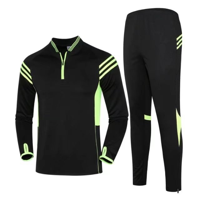 sportswear soccer tracksuit survetement men women kids football kits soccer jerseys 2017 sets running training suit+zipper pants