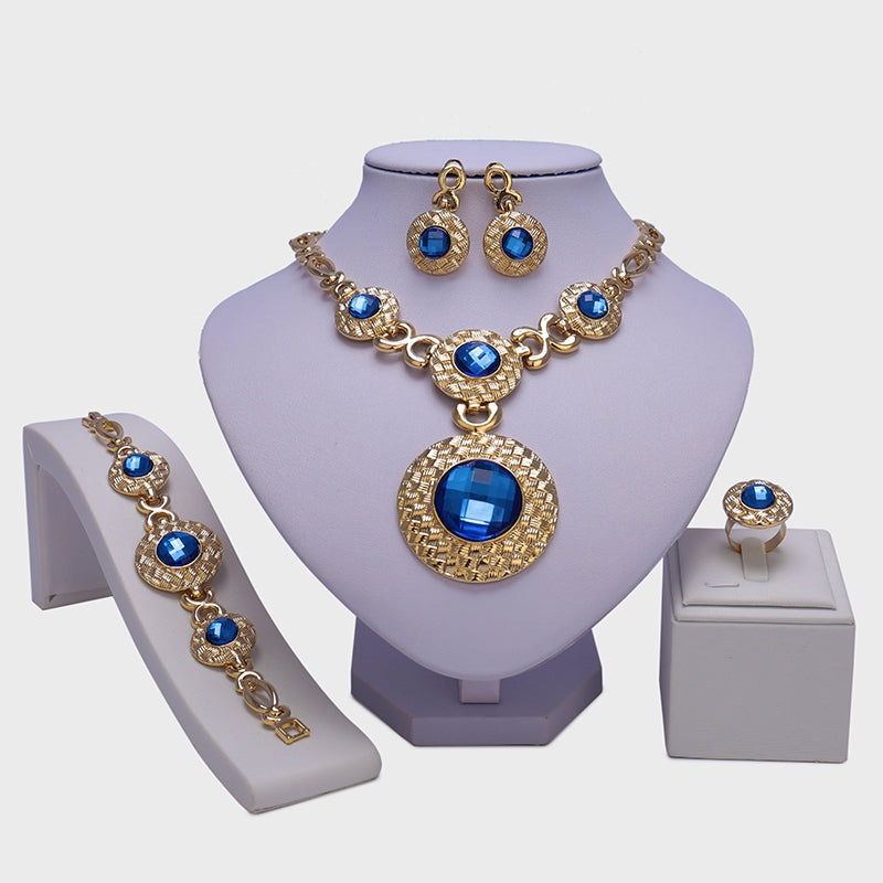 dubai luxury gold jewelry set