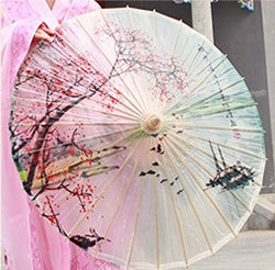 classical oiled paper umbrella rain and sun handmade ancient china style decorated japanese umbrella women dance props a3