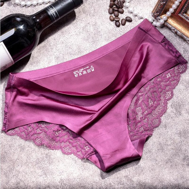 women's briefs breathable transparent lingerie panties sexy lace female low-rise underwear women cotton crotchless intimates