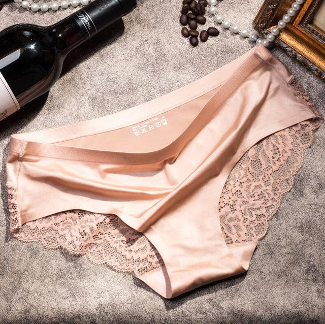 women's briefs breathable transparent lingerie panties sexy lace female low-rise underwear women cotton crotchless intimates