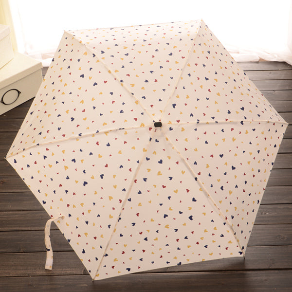 mini pocket umbrella hot sale 190g super light and small foldable umbrellas rain women mini sun parasol kids travel umbrella heart