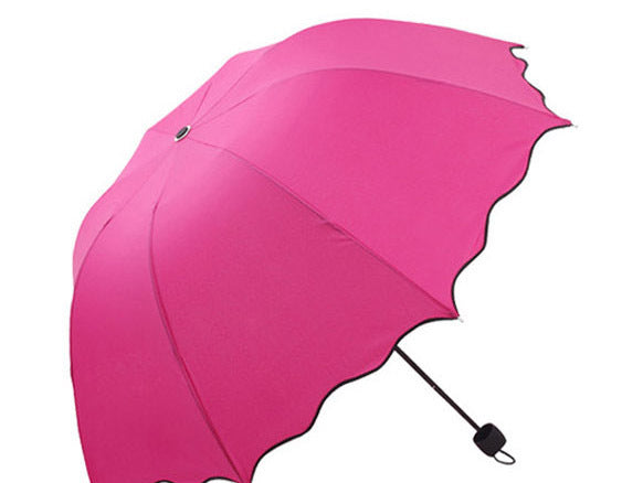 new non-automatic umbrella rain women folding cute flouncing lace female umbrellas adults colors plum