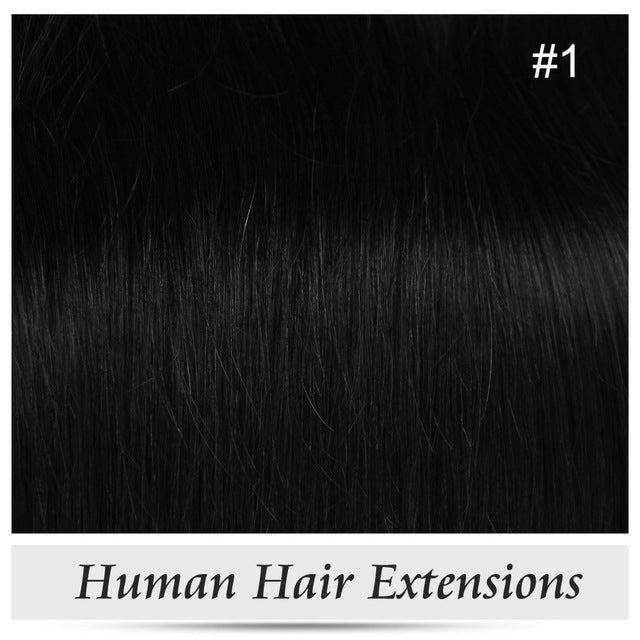 clip in human hair extensions straight full head set 7pcs 100g machine made remy hair clip ins 100% human hair extension