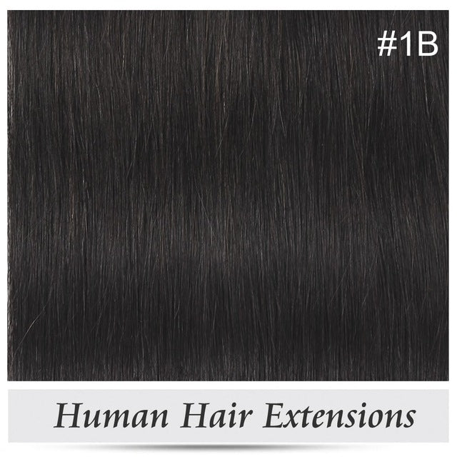 clip in human hair extensions straight full head set 7pcs 100g machine made remy hair clip ins 100% human hair extension