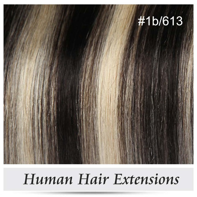 clip in human hair extensions straight full head set 7pcs 100g machine made remy hair clip ins 100% human hair extension