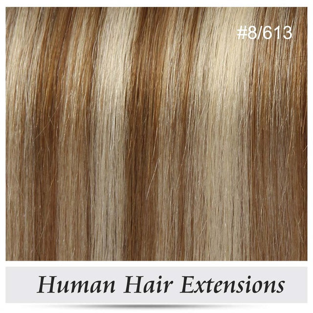 clip in human hair extensions straight full head set 7pcs 100g machine made remy hair clip ins 100% human hair extension