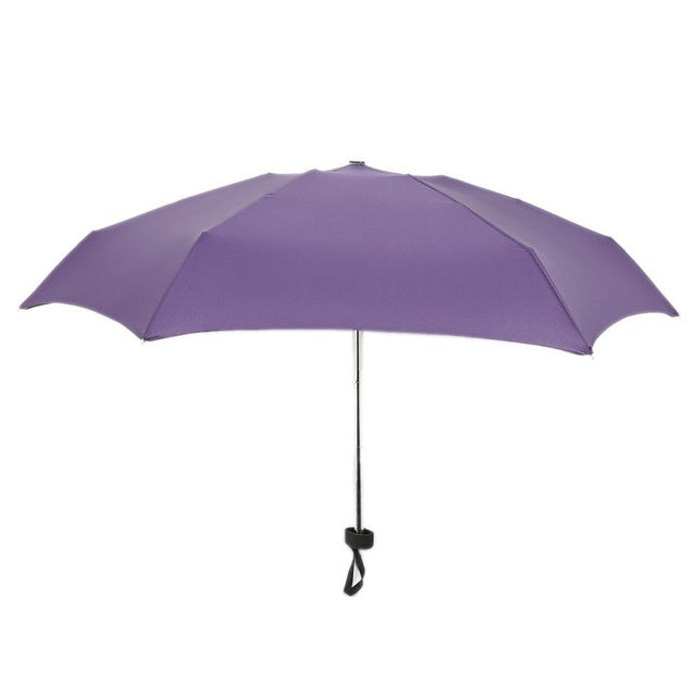 mini pocket umbrella quality men's umbrella windproof folding umbrellas compact rain umbrella plum