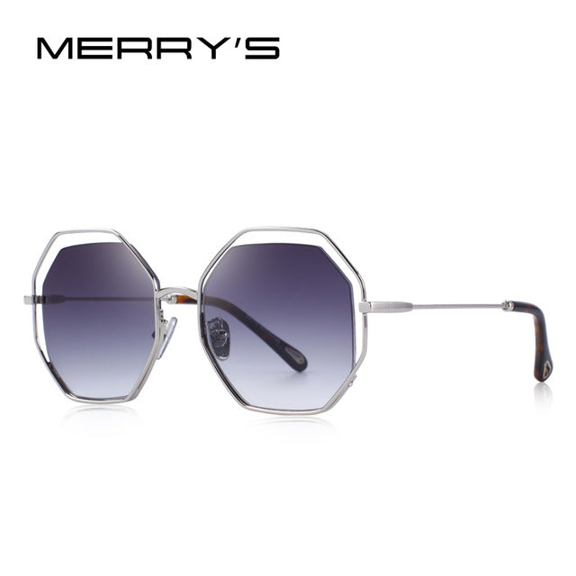 merry's design women butterfly gradient sunglasses uv400 protection c01 gray
