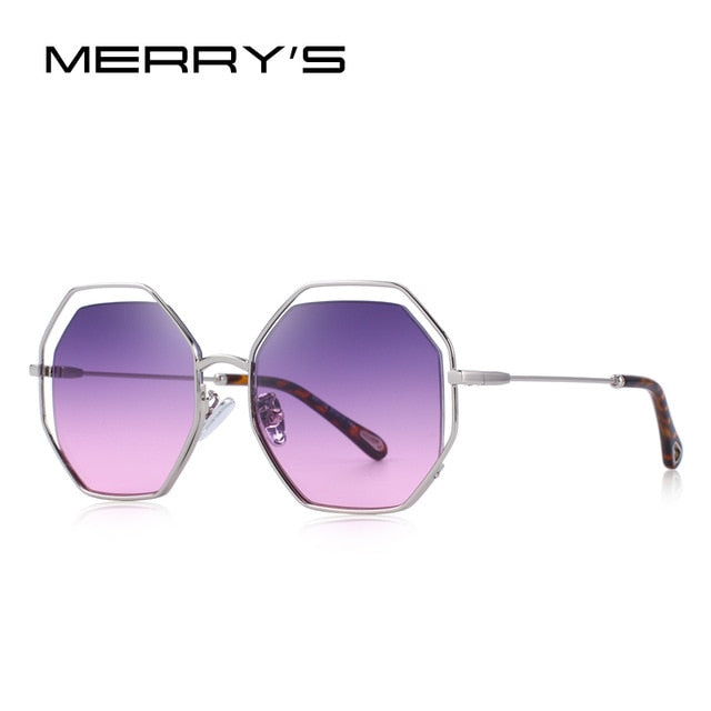 merry's design women butterfly gradient sunglasses uv400 protection c03 purpple