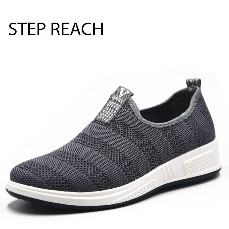 brand shoes men tenis masculino adulto sneakers chaussure homme tenis feminino breathable loafers casual slip-on rubbe