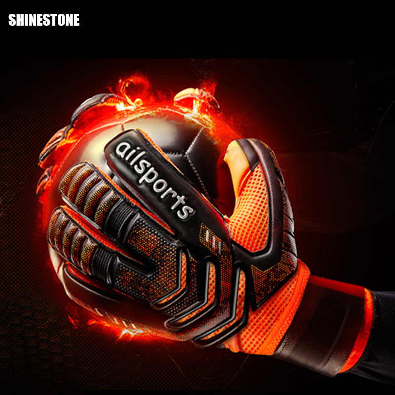 professional goalkeeper gloves finger protection thickened latex soccer goalie gloves football goalkeeper gloves