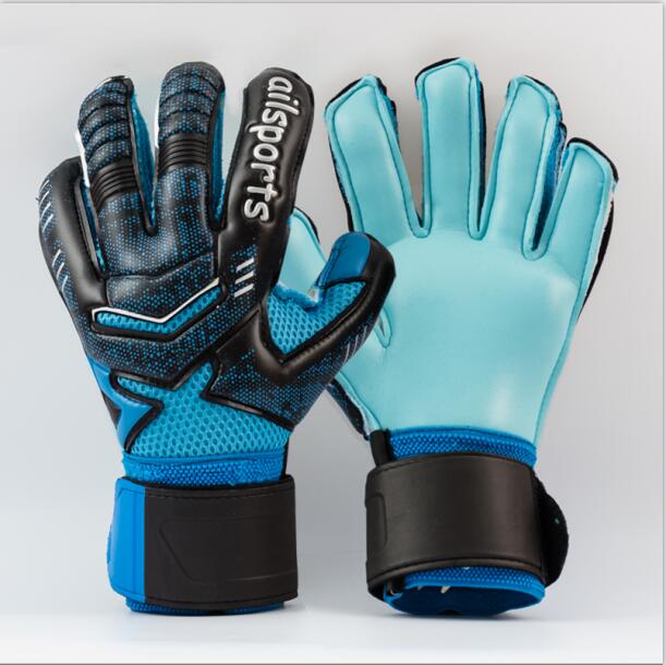 professional goalkeeper gloves finger protection thickened latex soccer goalie gloves football goalkeeper gloves