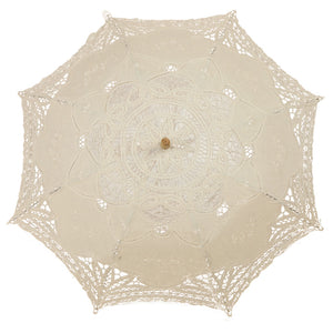 victorian umbrella umbrella lace wedding bride umbrella ivory 38x64cm