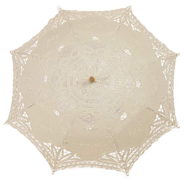 victorian umbrella umbrella lace wedding bride umbrella ivory 38x64cm yellow