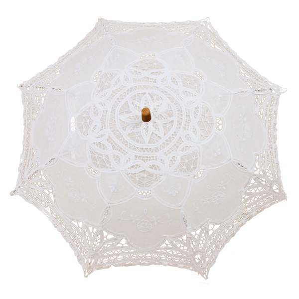 victorian umbrella umbrella lace wedding bride umbrella ivory 38x64cm black