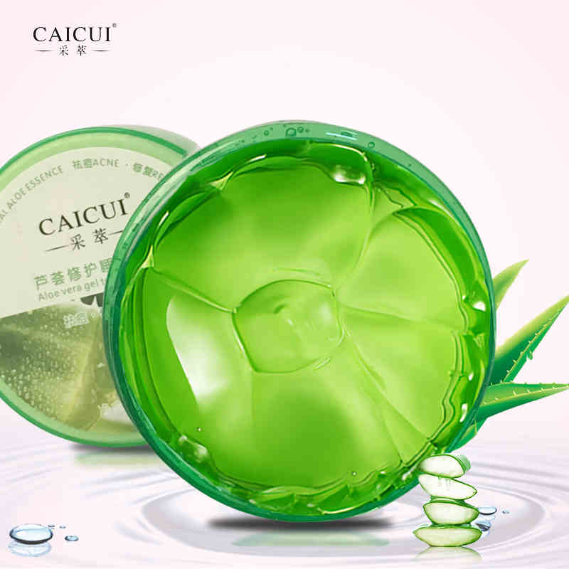 caicui korea hotsale natural aloe vera gel acne treatment moisturizing skin whitening scar removal aloe essence facial cream