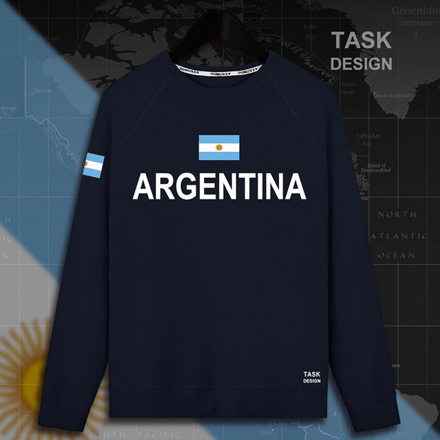 argentina argentine ar mens hoodie pullovers hoodies men sweatshirt thin new streetwear clothing jerseys tracksuit nation flag